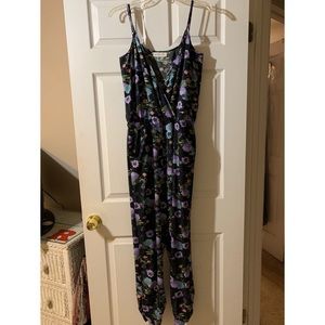 Kittenish Floral Jumpsuit